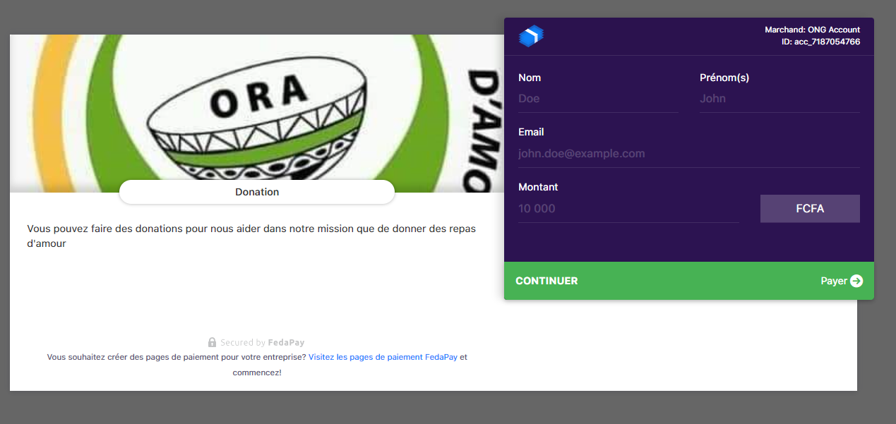 SITE WEB ONG 