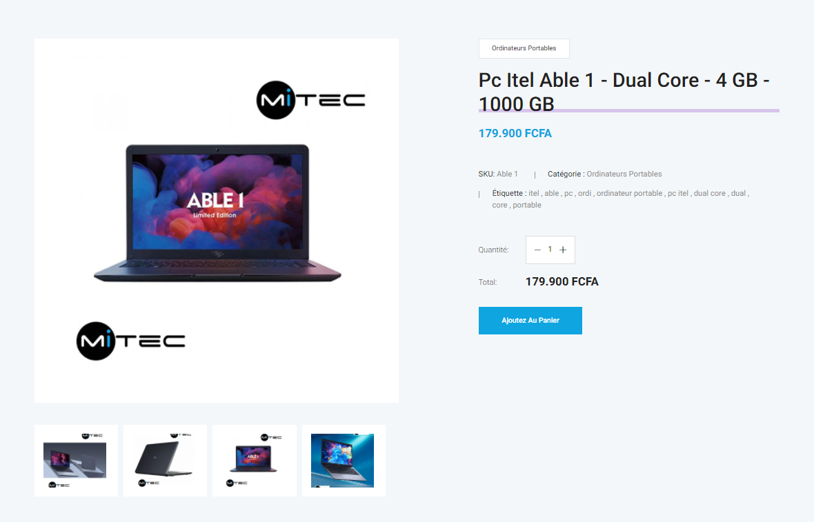 SITE WEB E-Commerce